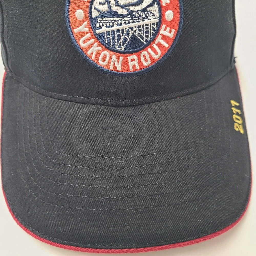 White Pass & Yukon Route‎ Railway Hat Adjustable Black Train Skagway Alaska 2011